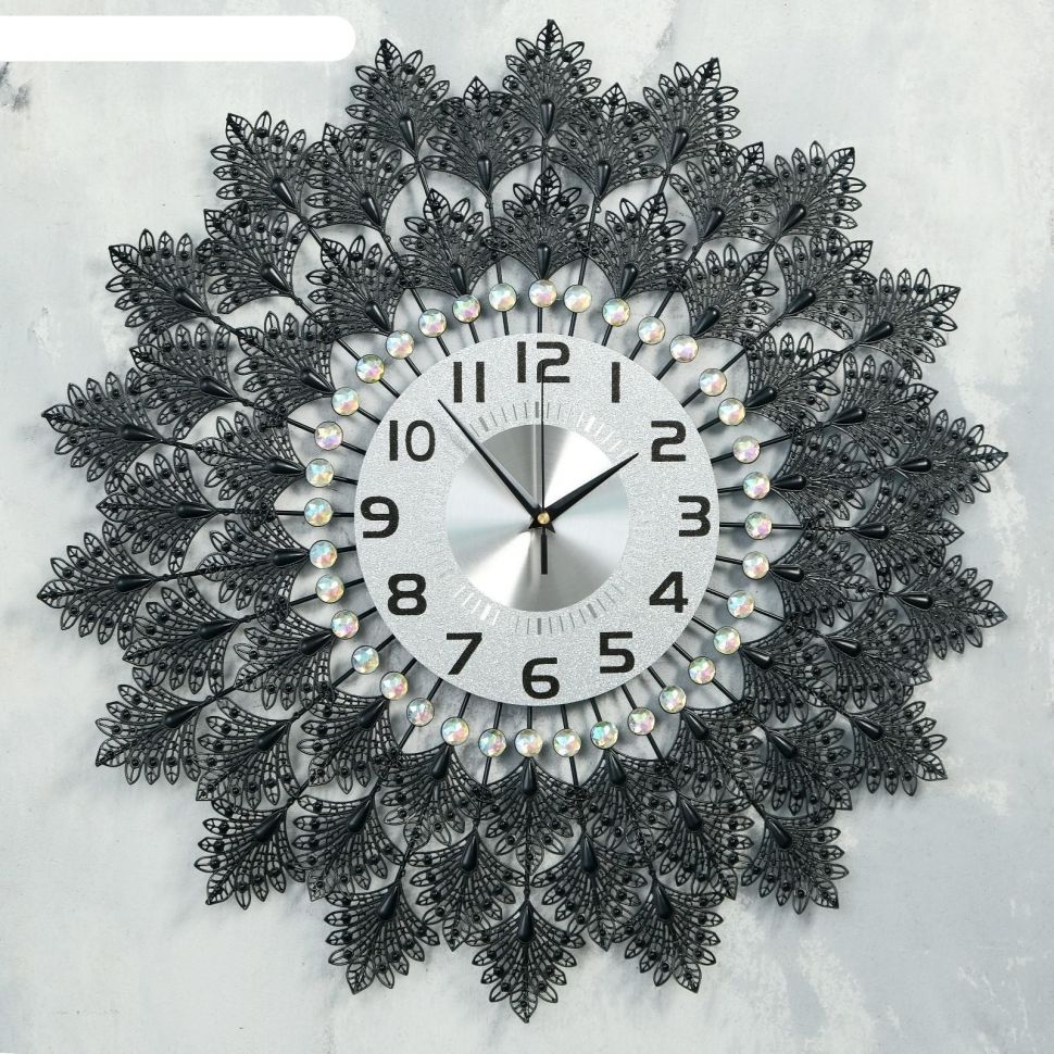 Часы настенные, серия: Ажур, Эльпида, d=60 см, циферблат=22 см фото 1