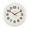 Часы настенные круглые Классика, белый циферблат, 29х29 см фото 1