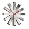 Часы настенные Ribbon , материал: нержавеющая сталь, размер: 30 x 10 x 6 с фото 1