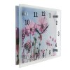 Часы настенные, серия: Цветы, Сиреневые цветы, 20х25  см, микс фото 3