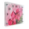 Часы настенные, серия: Цветы, Розовые розы, 25х35  см, микс фото 2