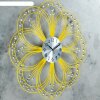 Часы настенные серия Ажур цветок с кр латунь d=60см фото 2