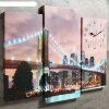 Часы настенные модульные «Огни Нью-Йорка», 60 x 80 см фото 2