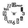 Часы настенные Loopa, материал: нержавеющая сталь, размер: 7,6 x 34 см, цв фото 1