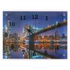 Часы настенные, серия: Город, Бруклинский мост, 30х40  см, микс фото 1