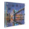 Часы настенные, серия: Город, Бруклинский мост, 30х40  см, микс фото 2