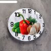Часы настенные, серия: Кухня, Овощи, 24х34  см, микс фото 2