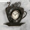 Часы настенные, серия: Кухня, Чашка кофейная, бронза с напылением, 31х33 с фото 2