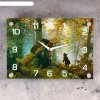 Часы настенные, серия: Животный мир, Утро в сосновом бору, 25х35  см, микс фото 2