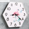 Часы настенные, серия: Классика, Фламинго в кедах, 33х30 см фото 2