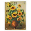 Часы настенные, серия: Цветы, Желтые цветы в вазе, 30х40  см, микс фото 6